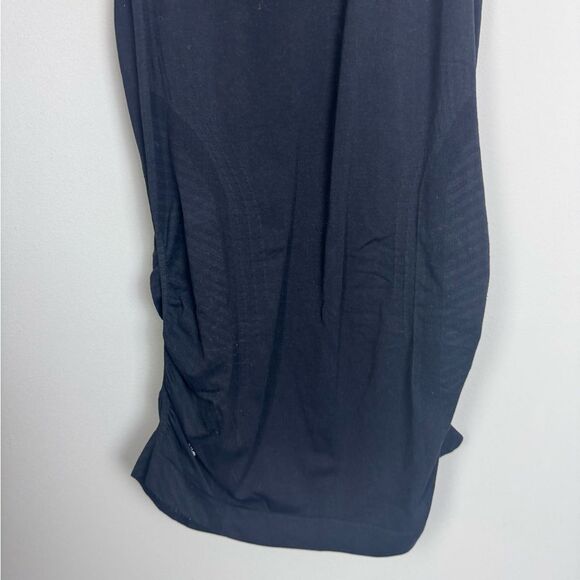 ATHLETA | Black Ruched Racerback Seamless Tank Top Women’s Size Small - Picture 5 of 9